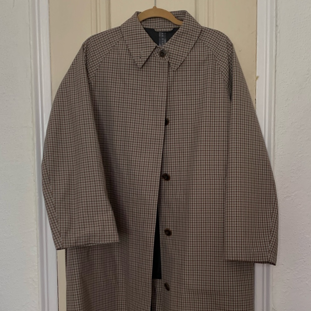 Uniqlo U checked trench
